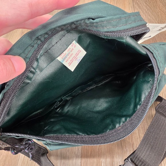 VTG Jansport Fifth Avenue Fanny Pack Belt Bag Forest Green Quality Outdoor Gear - Picture 10 of 12